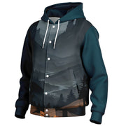 Summit Moon Hooded Baseball Jacket