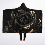 Golden Rose Hooded Blanket