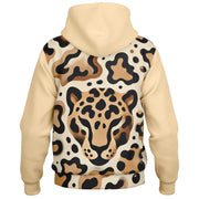 Leopard's Shadow Hooded Baseball Jacket