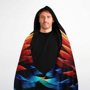 Feather-Wing Hooded Blanket