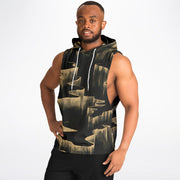 Golden Horizon Sleeveless Hoodie