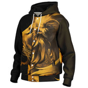 Golden Majesty Hooded Baseball Jacket