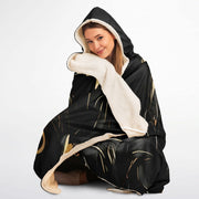 Golden Rose Hooded Blanket