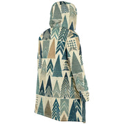 Tree Line Geometry Hooded Cloak