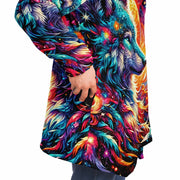Galactic Spirit Wolf Hooded Cloak
