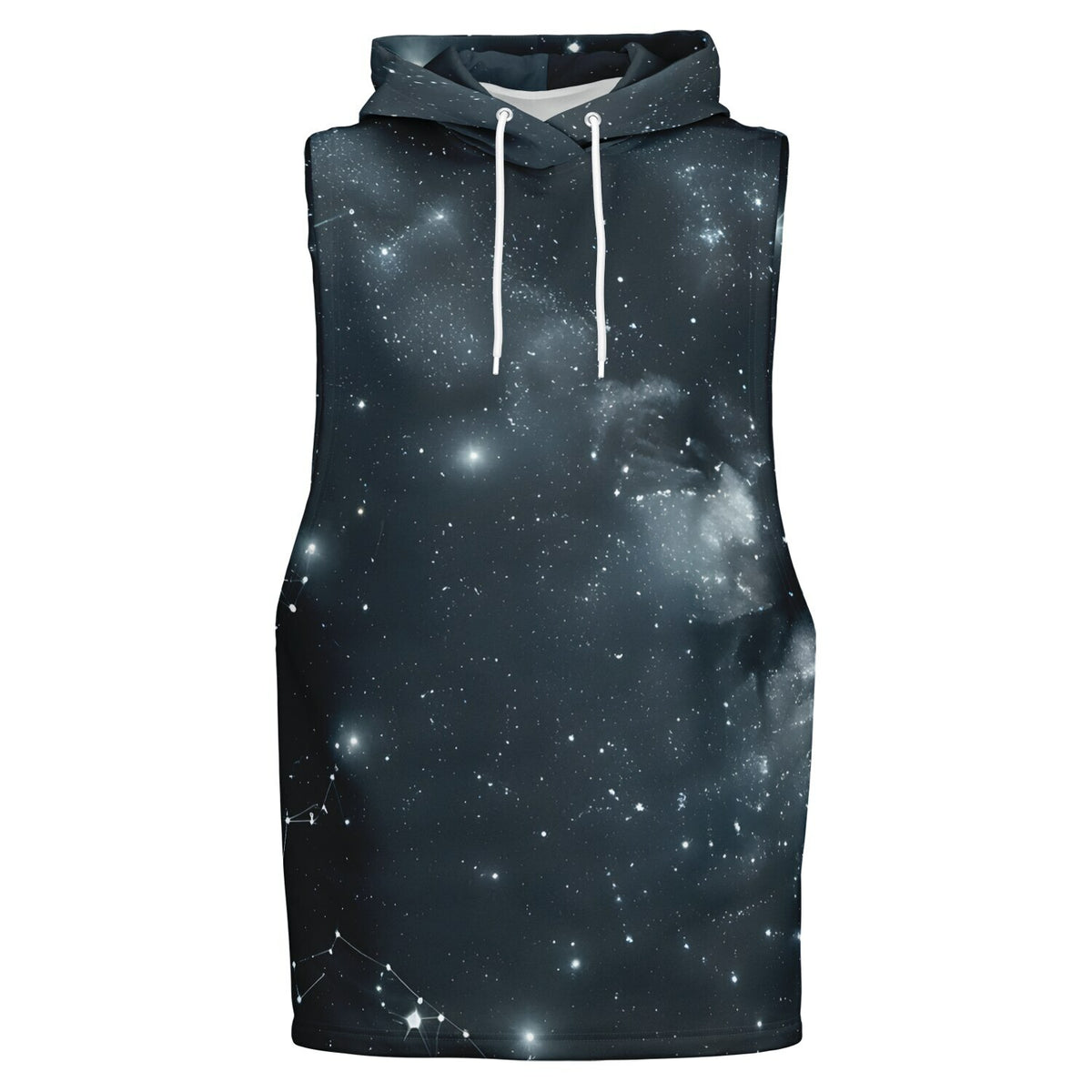 Galaxy Glow Sleeveless Hoodie