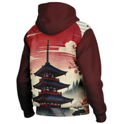 Pagoda Serenity Hooded Baseball Jacket