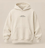 HOODED Afterhours Oversized Hoodie in ecru — product concept