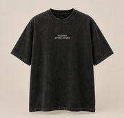 HOODED Afterhours Oversized T-Shirt in washed black — product concept