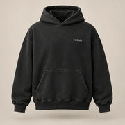 HOODED Everyday Oversized Hoodie in washed black — product concept