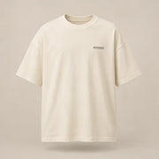 HOODED Everyday Oversized T-Shirt in ecru — product concept