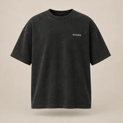 HOODED Everyday Oversized T-Shirt in washed black — product concept