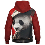 Panda Path Hooded Baseball Jacket