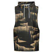 Golden Horizon Sleeveless Hoodie
