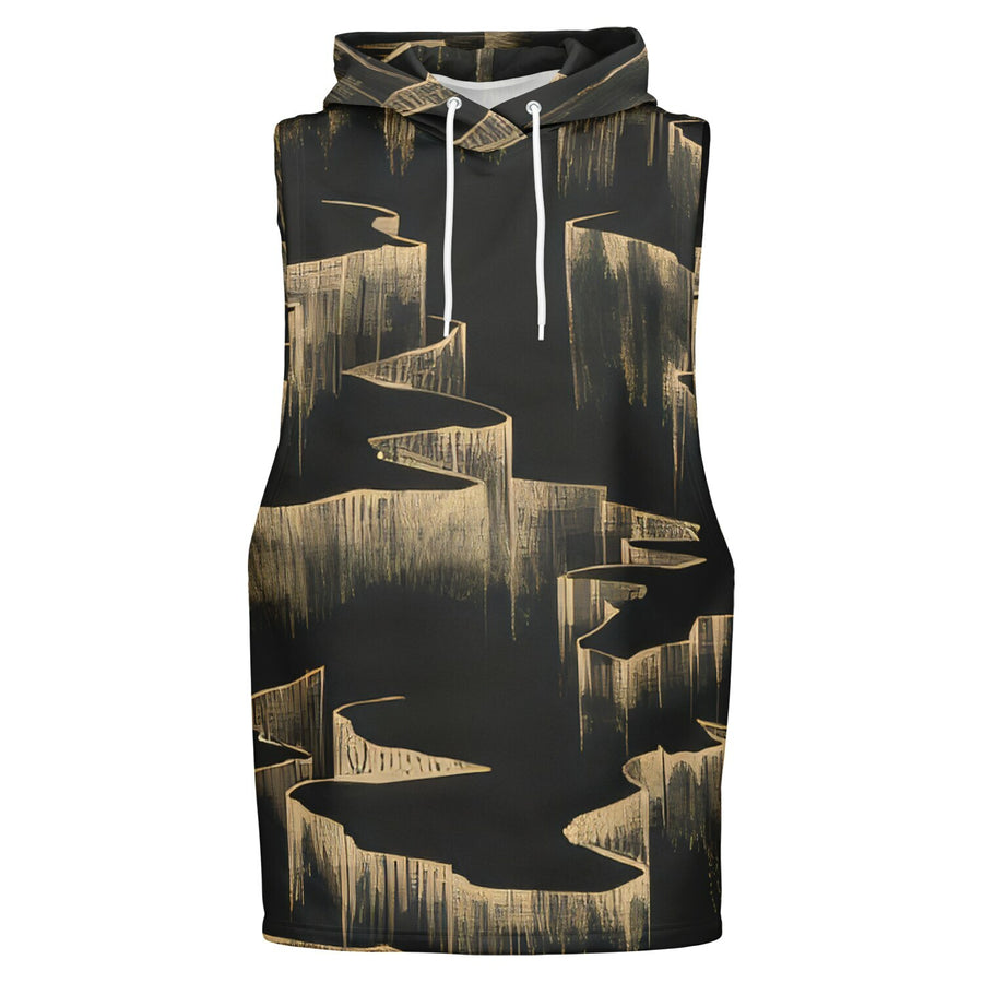 Golden Horizon Sleeveless Hoodie
