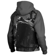 Cliffside Shadow Hooded Baseball Jacket