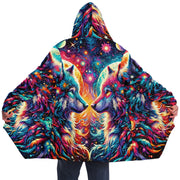 Galactic Spirit Wolf Hooded Cloak