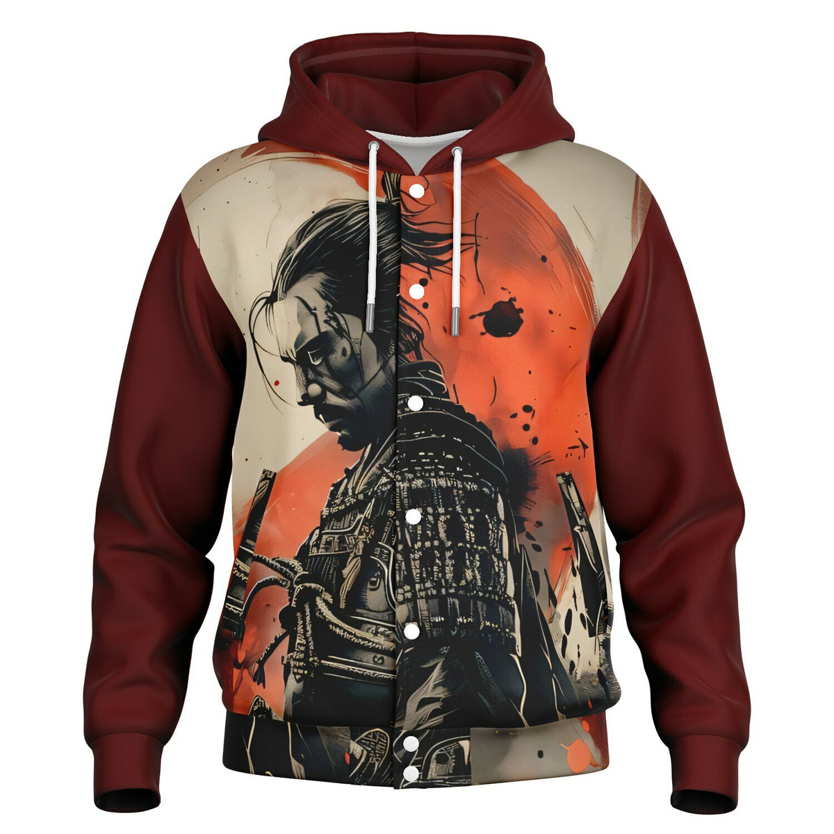 Ronin Spirit Hooded Baseball Jacket