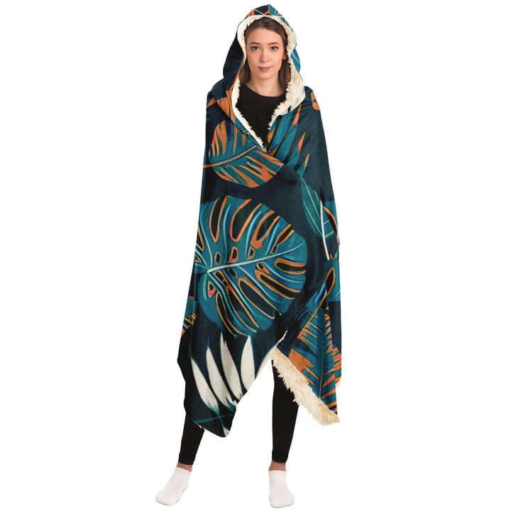 Tropical Escape Hooded Blanket