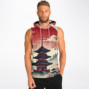 Sakura Serenity Sleeveless Hoodie