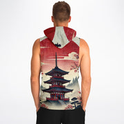 Sakura Serenity Sleeveless Hoodie