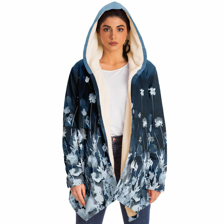 Twilight Bloom Hooded Cloak