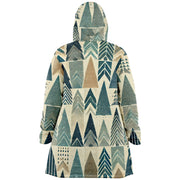 Tree Line Geometry Hooded Cloak