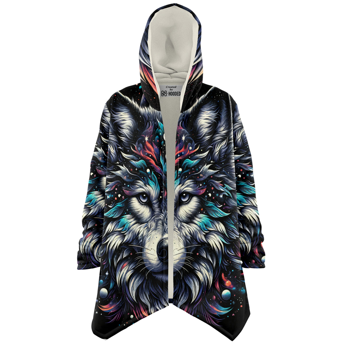 Cosmic Wolf Hooded Cloak