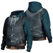 Summit Moon Hooded Baseball Jacket