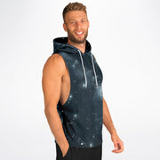 Galaxy Glow Sleeveless Hoodie