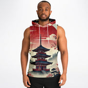Sakura Serenity Sleeveless Hoodie
