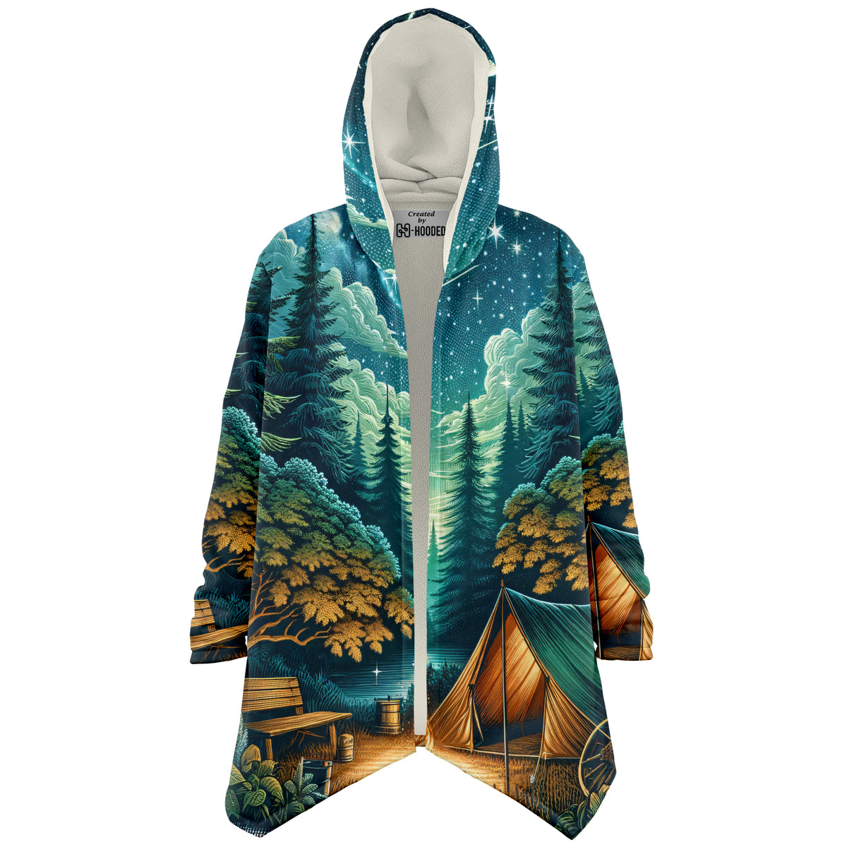 Stargazer's Campfire Hooded Cloak