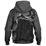 Cliffside Shadow Hooded Baseball Jacket