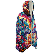 Galactic Spirit Wolf Hooded Cloak