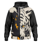 Tiger's Gaze Hooded Baseball Jacket