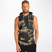 Golden Horizon Sleeveless Hoodie