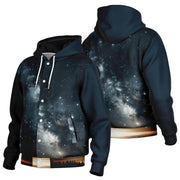 Nebula Horizon Hooded Baseball Jacket