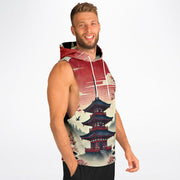 Sakura Serenity Sleeveless Hoodie