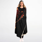 Blazing Butterfly Hooded Blanket